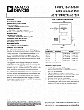 DataSheet AD7276 pdf